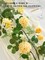 Spring Floral Garlands – 5.9 Ft Artificial Eucalyptus Garland with Flowers for Mantle, Table Centerpiece, Baby Shower, Wedding, and Spring Décor